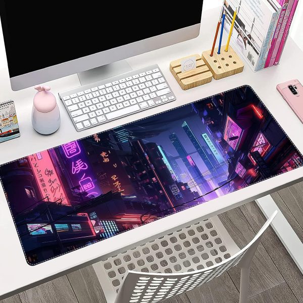 Neon Street Mouse Pad