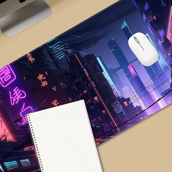 Neon street Mouse Pad