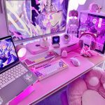 PINK RGB Gaming Mouse Pad