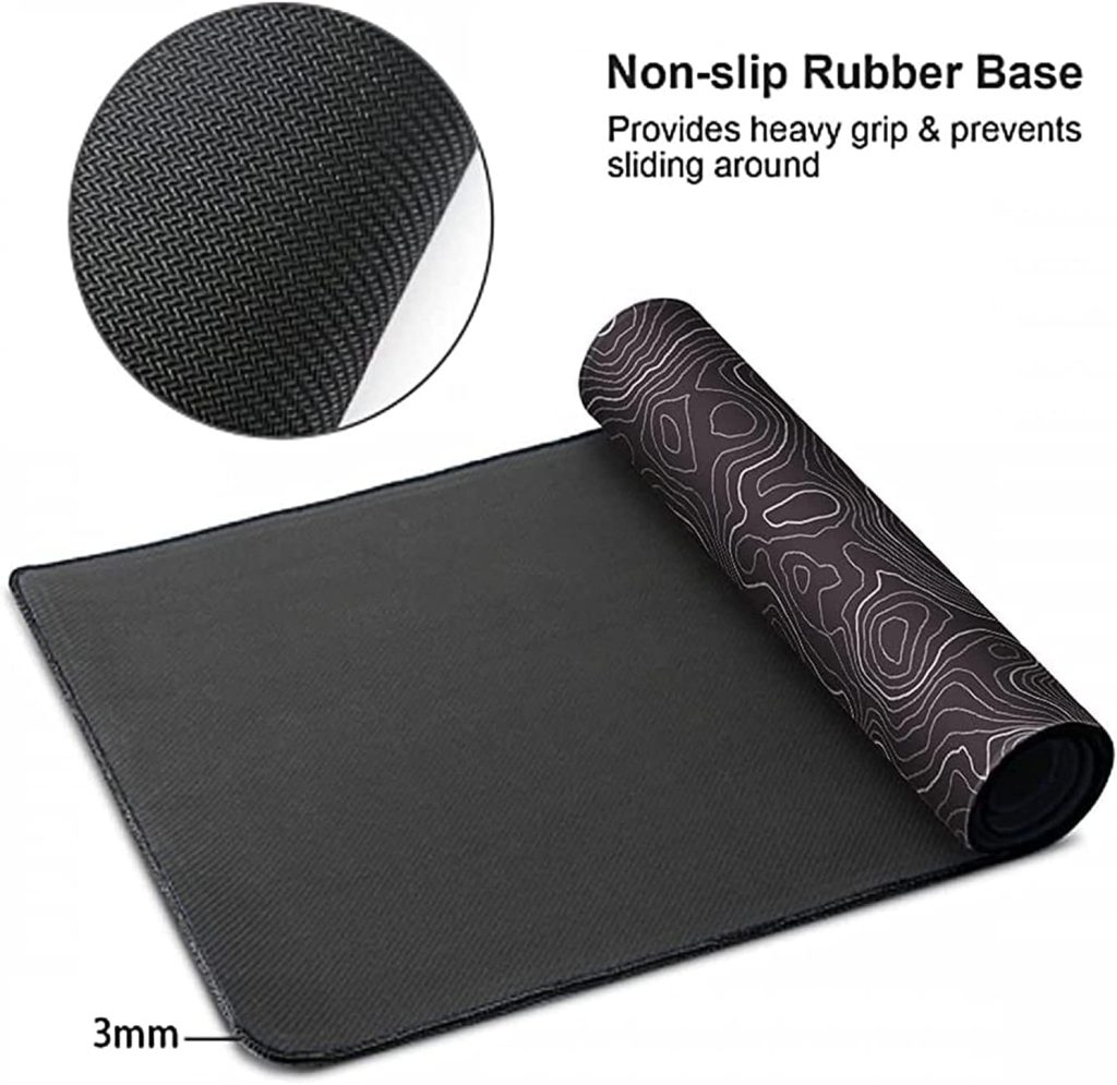 Topographic Contour Mouse Pad
