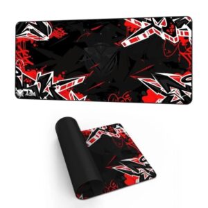 Black Red Graffiti mouse pad