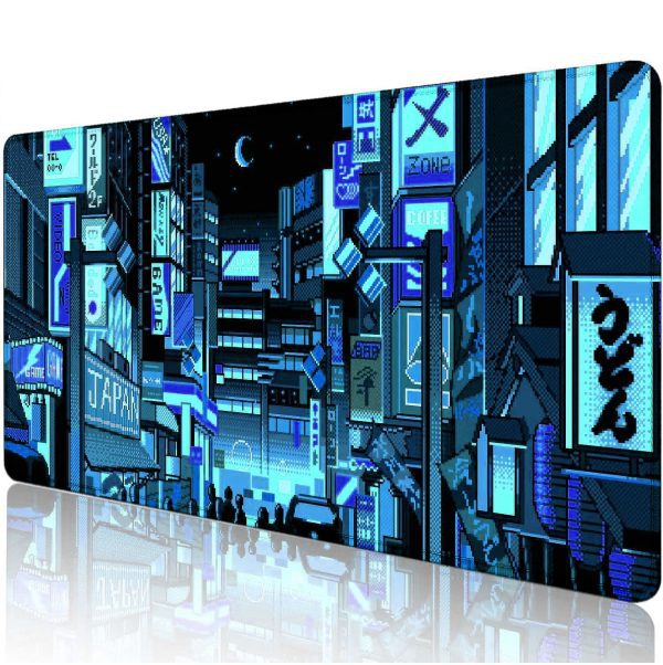 Pixel City Gaming Mouse Pad
