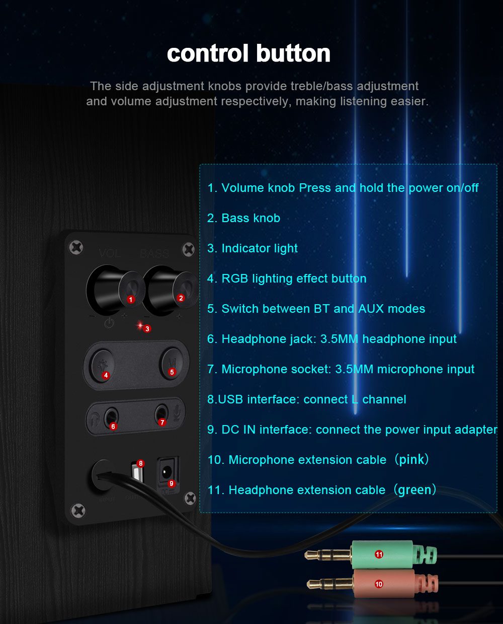 REDRAGON GS811 Bluetooth Speaker