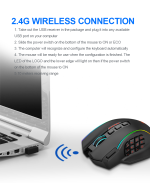 Redragon M901P-KS PERITION PRO Wireless