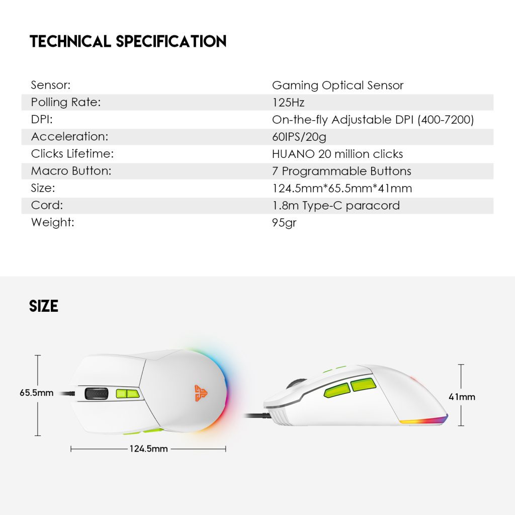 FANTECH PHANTOM II VX6 Gaming Mouse