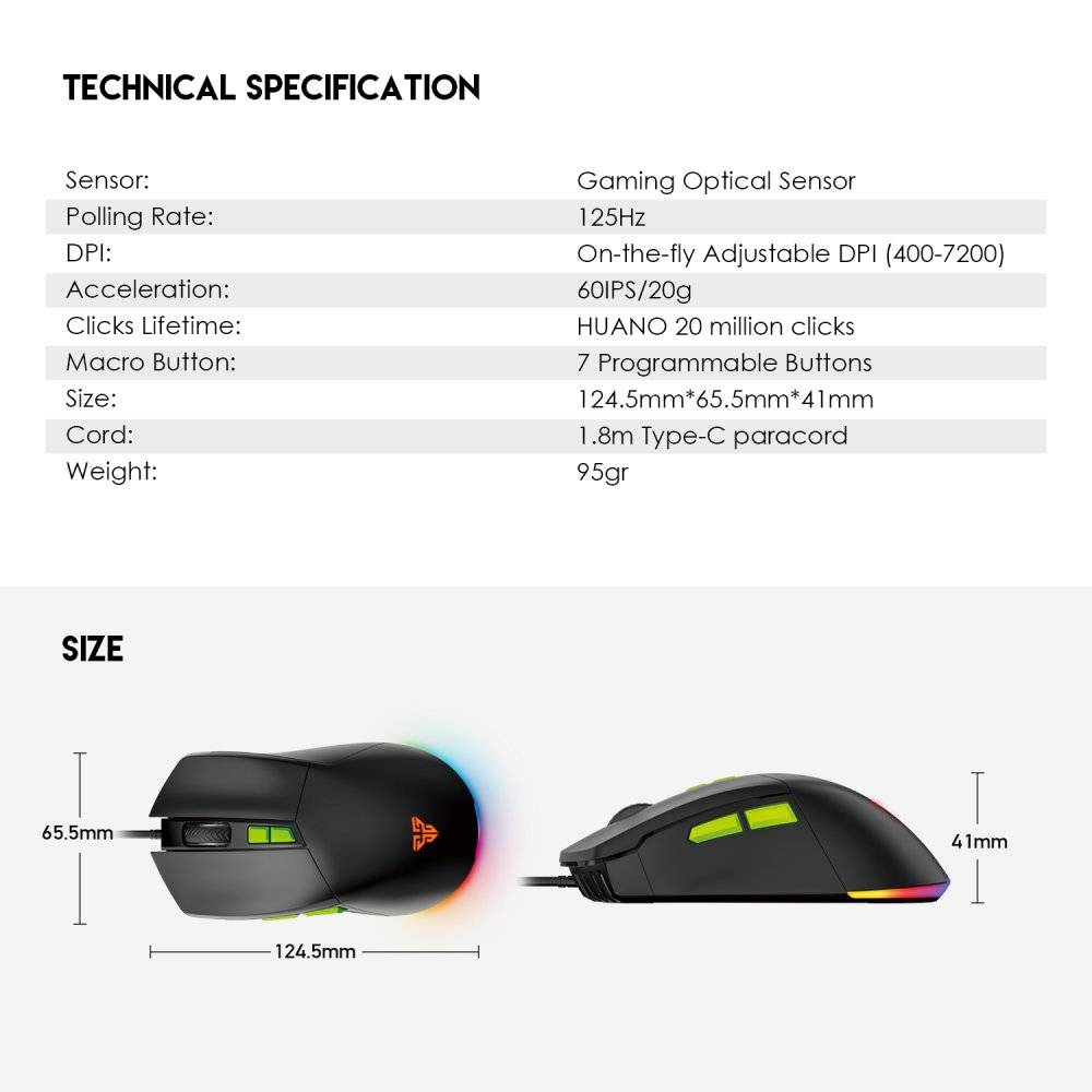 FANTECH PHANTOM II VX6 Gaming Mouse