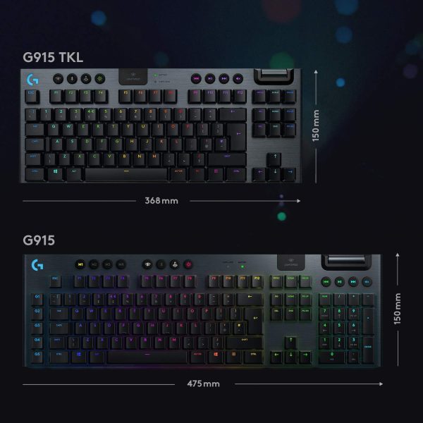 Logitech G915 TKL LIGHTSPEED Gaming Keyboard