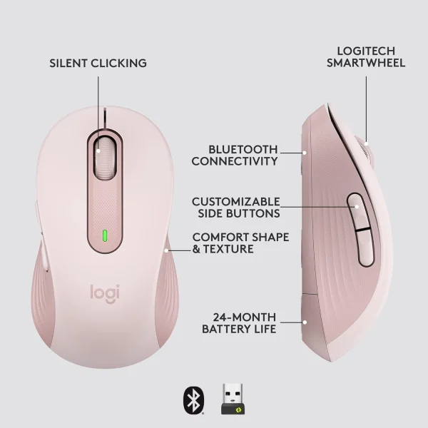 Logitech M650 Bluetooth Wireless Mouse