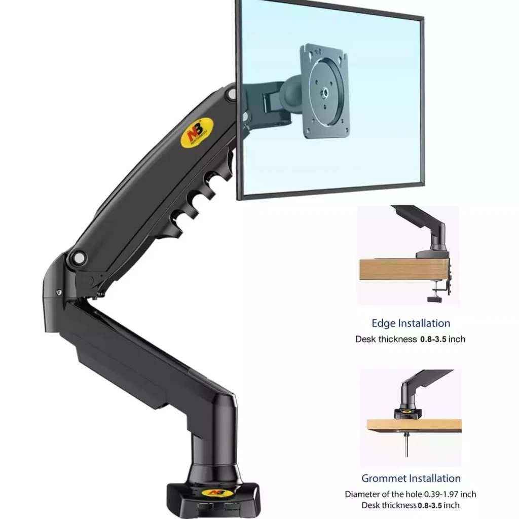 NB F180 Monitor Desk Stand Arm