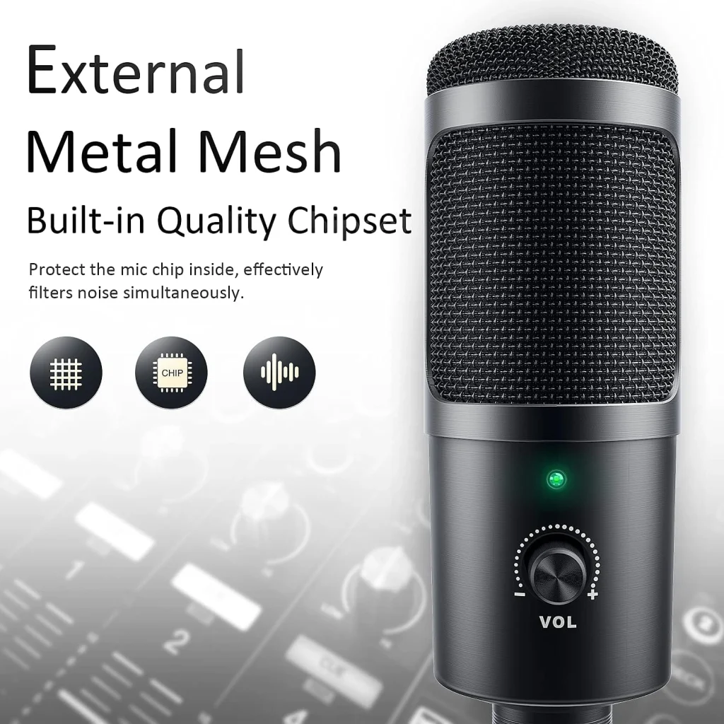 USB Metal Condenser Microphone Kit