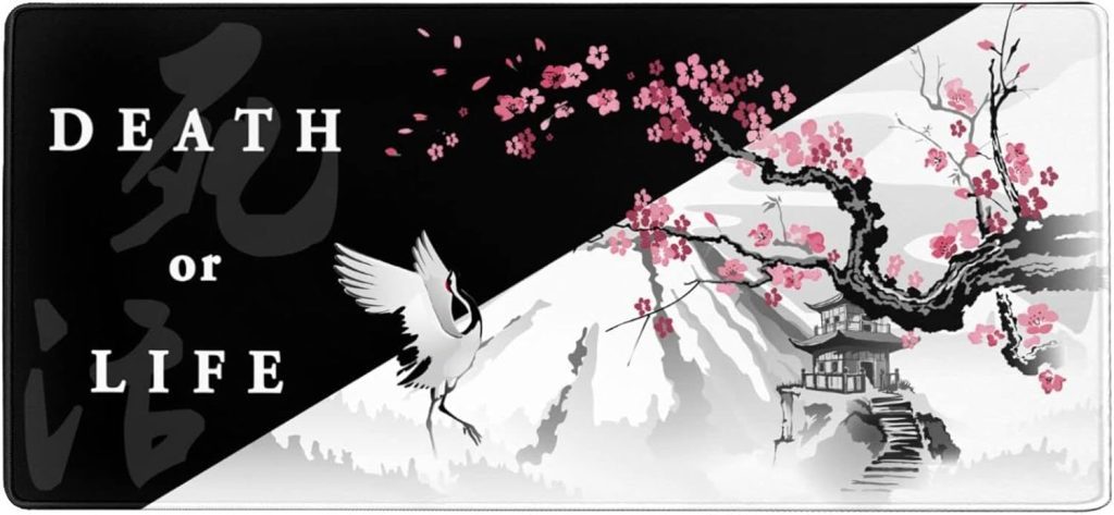 Japanese Death and Life Mouse Pad