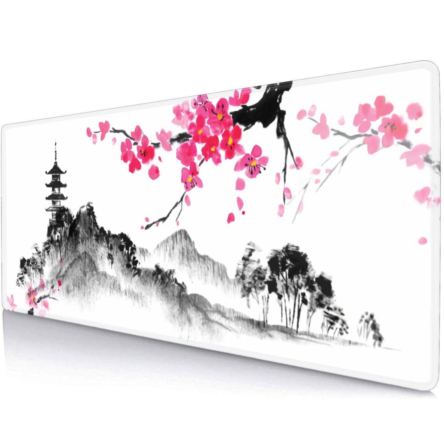 Japanese Hills Cherry Mouse Pad (1) Japanese Hills Cherry Mouse Pad