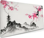 Japanese Hills Cherry Mouse Pad