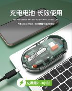 R8 1766 Rechargeable Transparent Dual-Mode Mouse