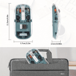 R8 1766 Rechargeable Transparent Dual-Mode Mouse