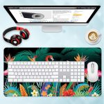 CGI Tropical Flamingos Gaming Mouse Pad