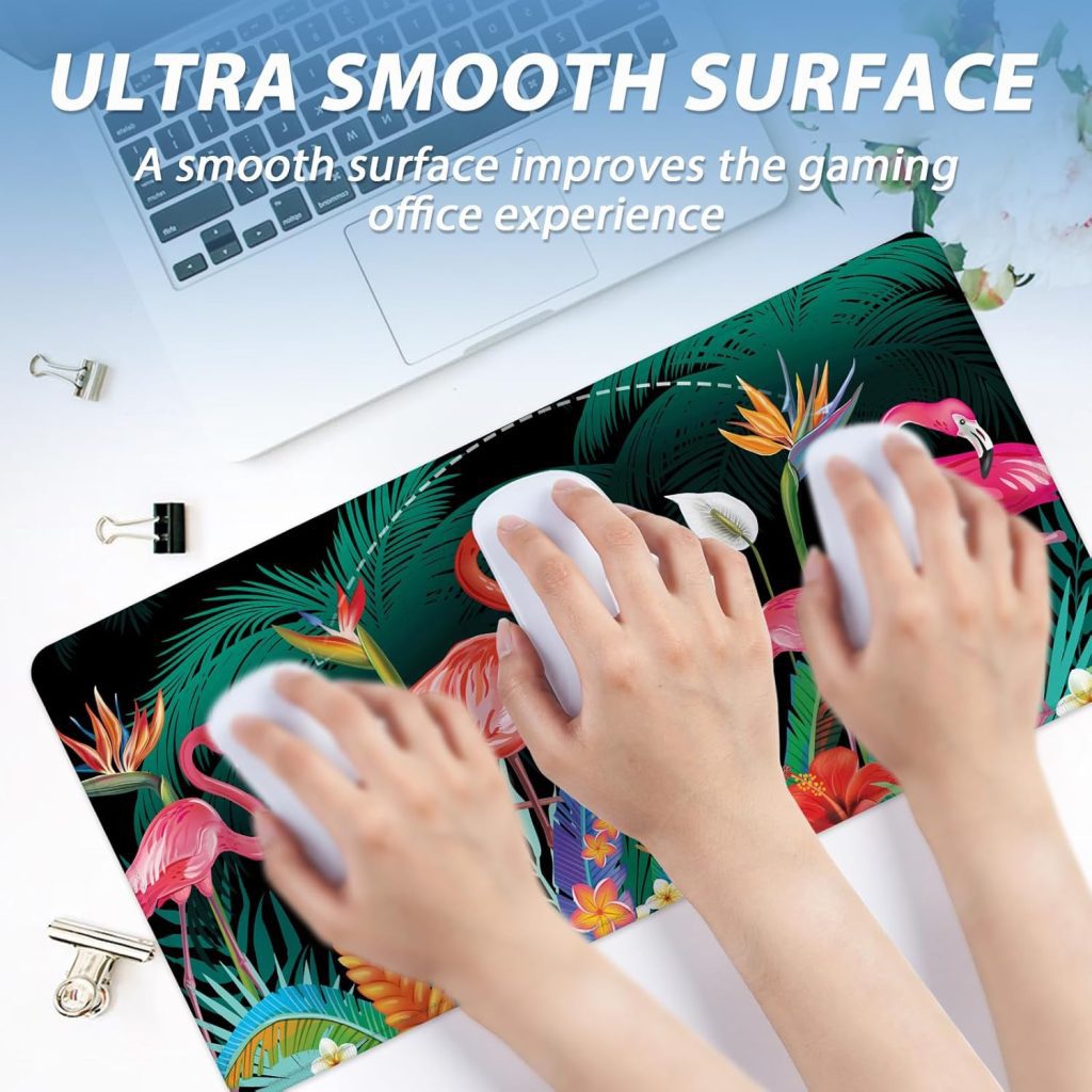 CGI Tropical Flamingos Gaming Mouse Pad