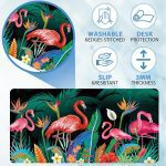 CGI Tropical Flamingos Gaming Mouse Pad
