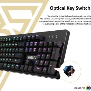 GAMDIAS HERMES P2A Mechanical Gaming Keyboard