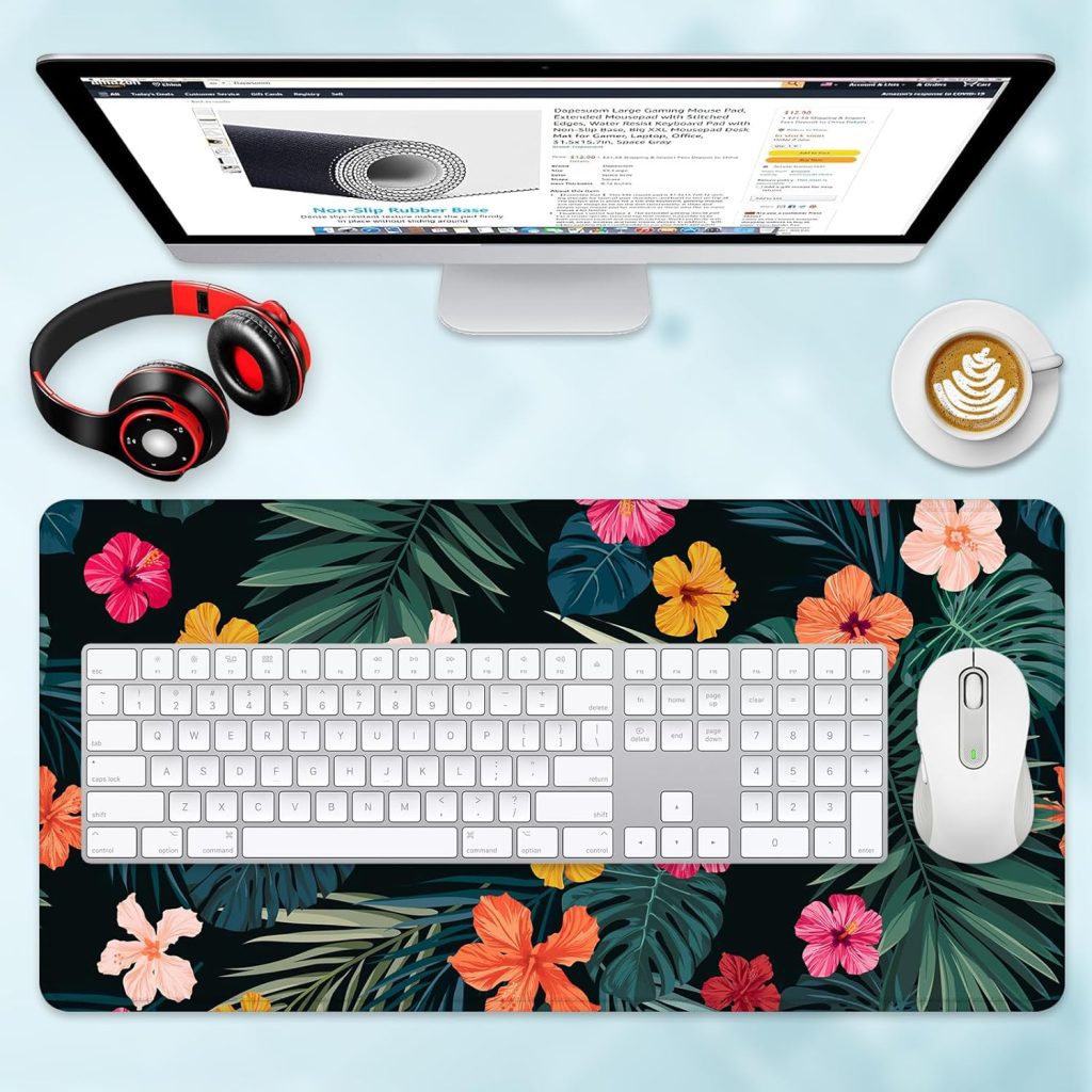 CGI Flowers Tropical Gaming Mouse Pad