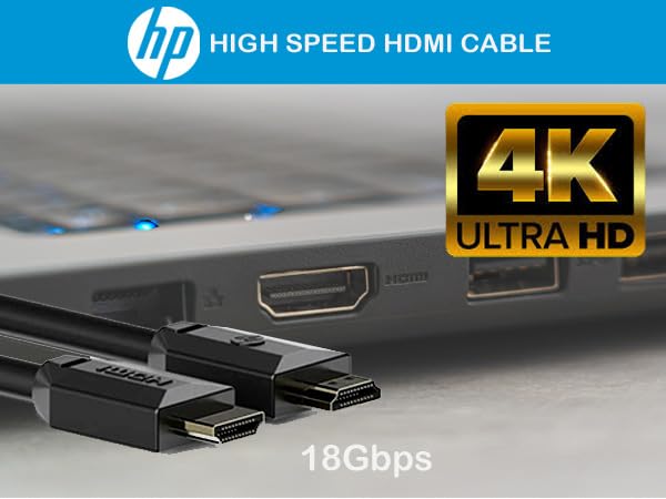 HP 4K HDMI Cable