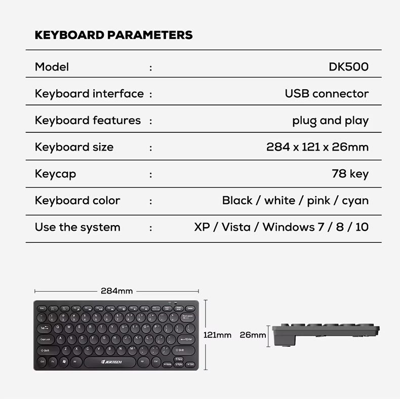 Jertech DK500 Keyboard