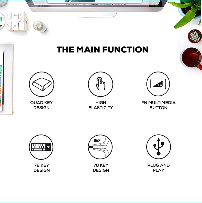 Jertech DK500 Keyboard