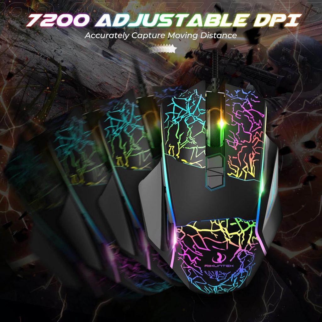 RIIKUNTEK RGB Gaming Mouse