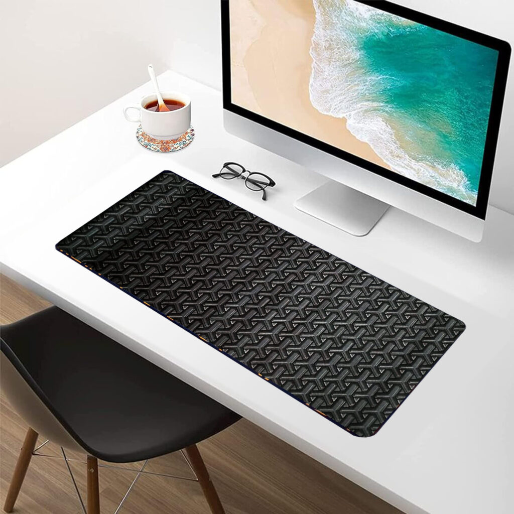 Black Pattern Mouse Pad