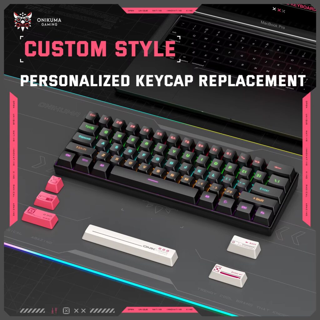 Onikuma G55 60% Gaming Keyboard