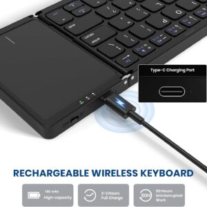 JEQANG JB-830 Folding Bluetooth Keyboard