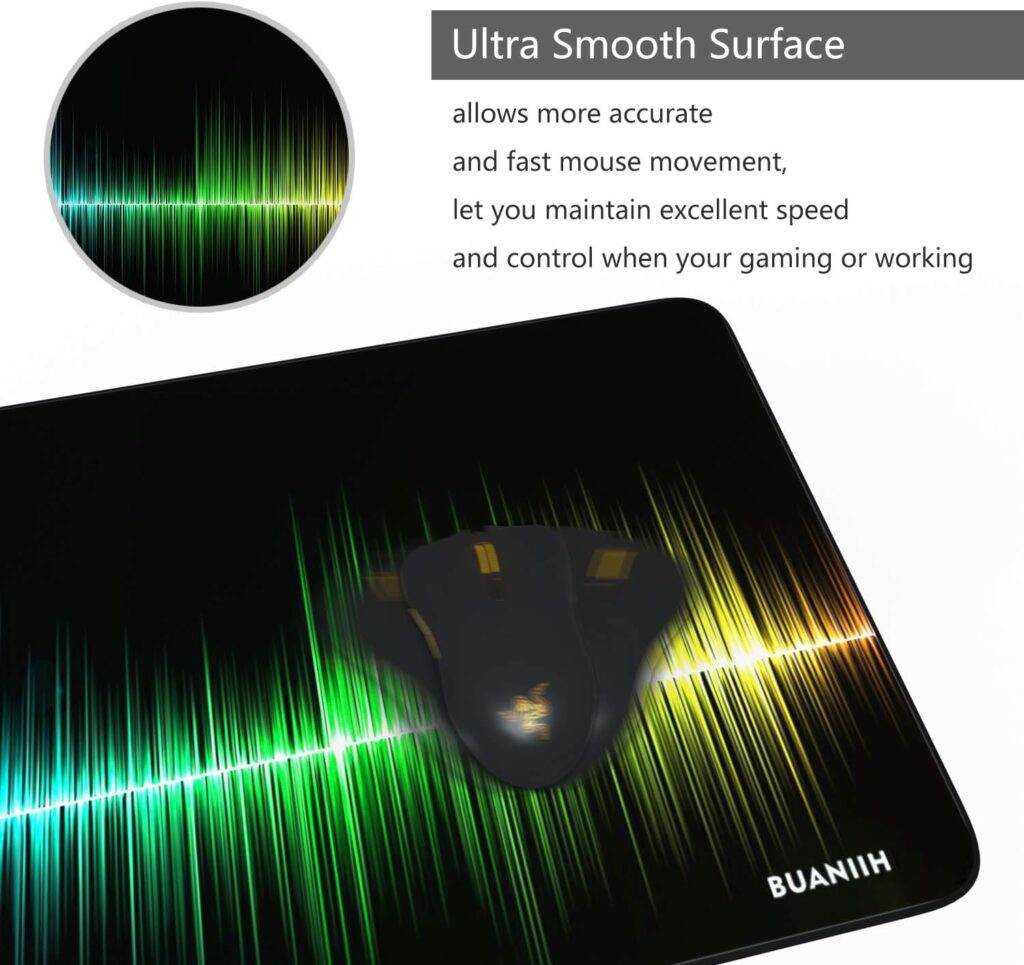 Colored Beats Gaming Mouse Pad