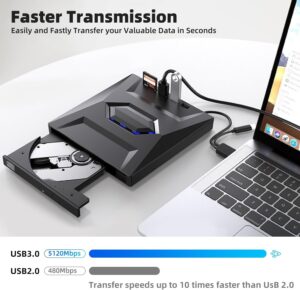 External DVD CD Drive USB 3.0 & Type C