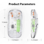 GR-133 Transparent Dual Mode Mouse