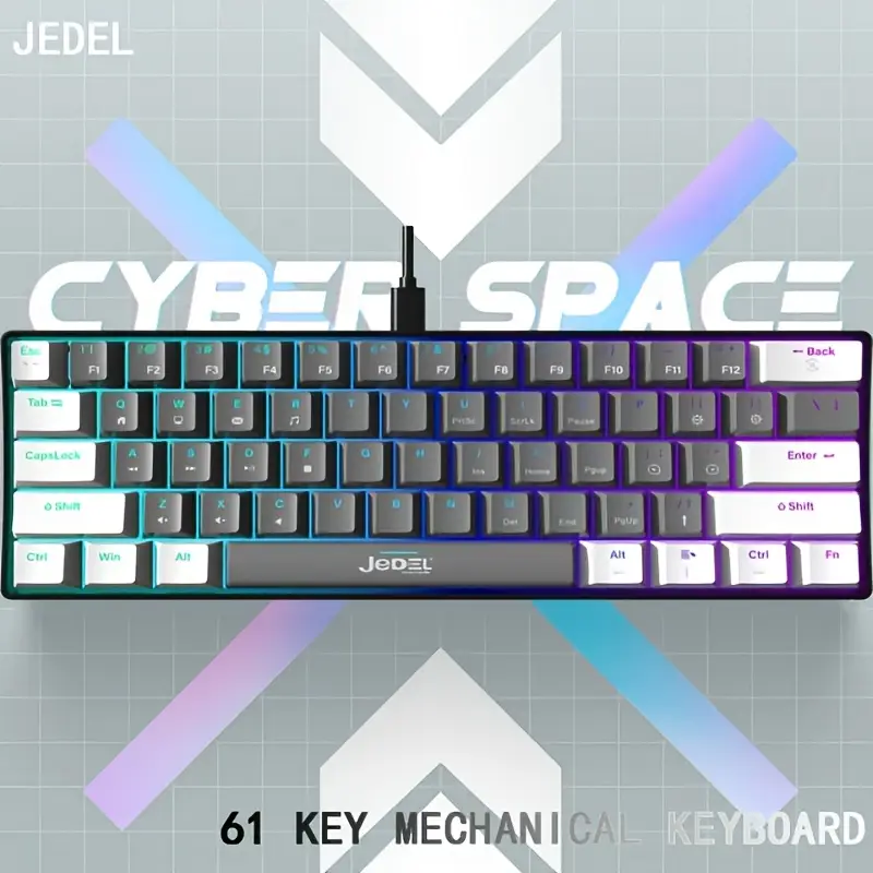 JEDEL KL69 60% Gaming Keyboard
