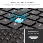 Rechargeable Dual Mode Tablet Keyboard