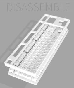 Tri-mode Wireless Gaming Mechanical Keyboard