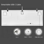 Tri-mode Wireless Gaming Mechanical Keyboard