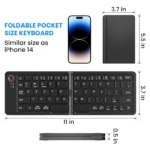 B023 Mini Foldable Bluetooth Keyboard