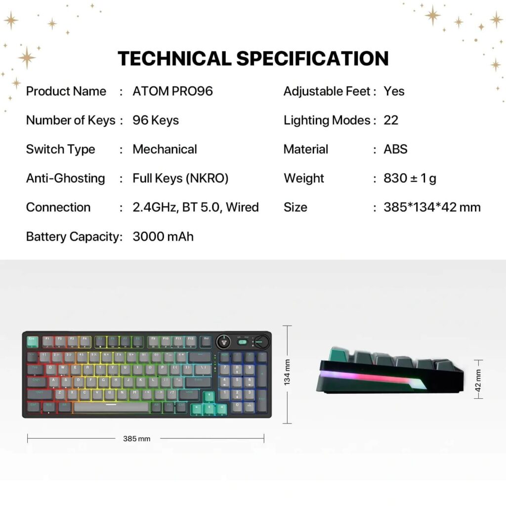 FANTECH ATOM PRO96 95% Keyboard