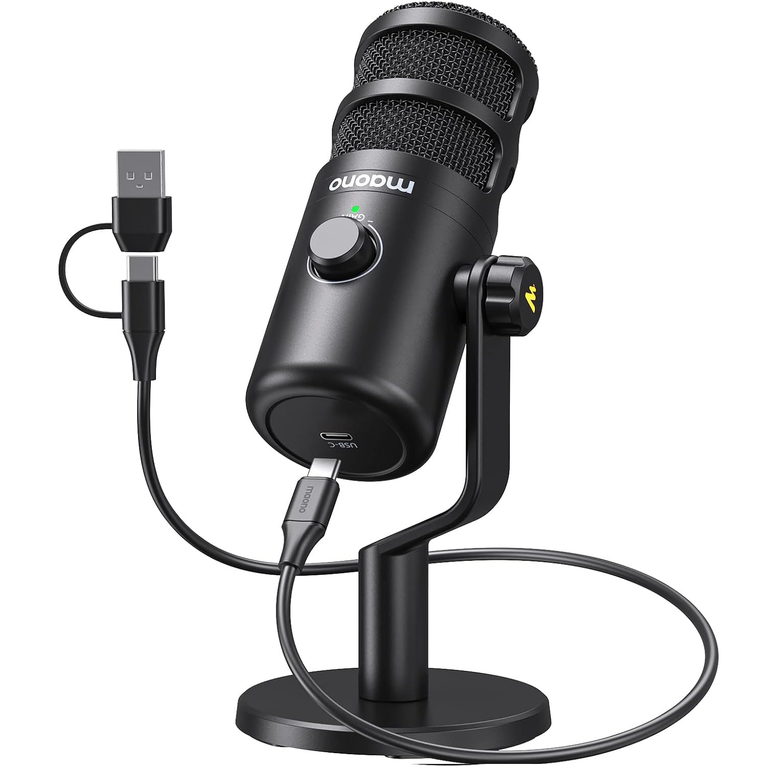 Maono PD100U Dynamic USB Microphone (1) Maono PD100U Dynamic USB Microphone