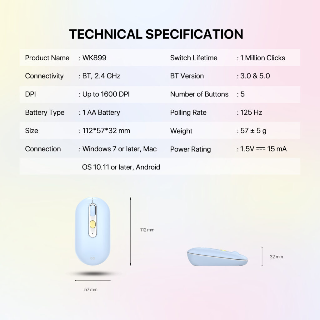 FANTECH WK899 Dual Mode Combo