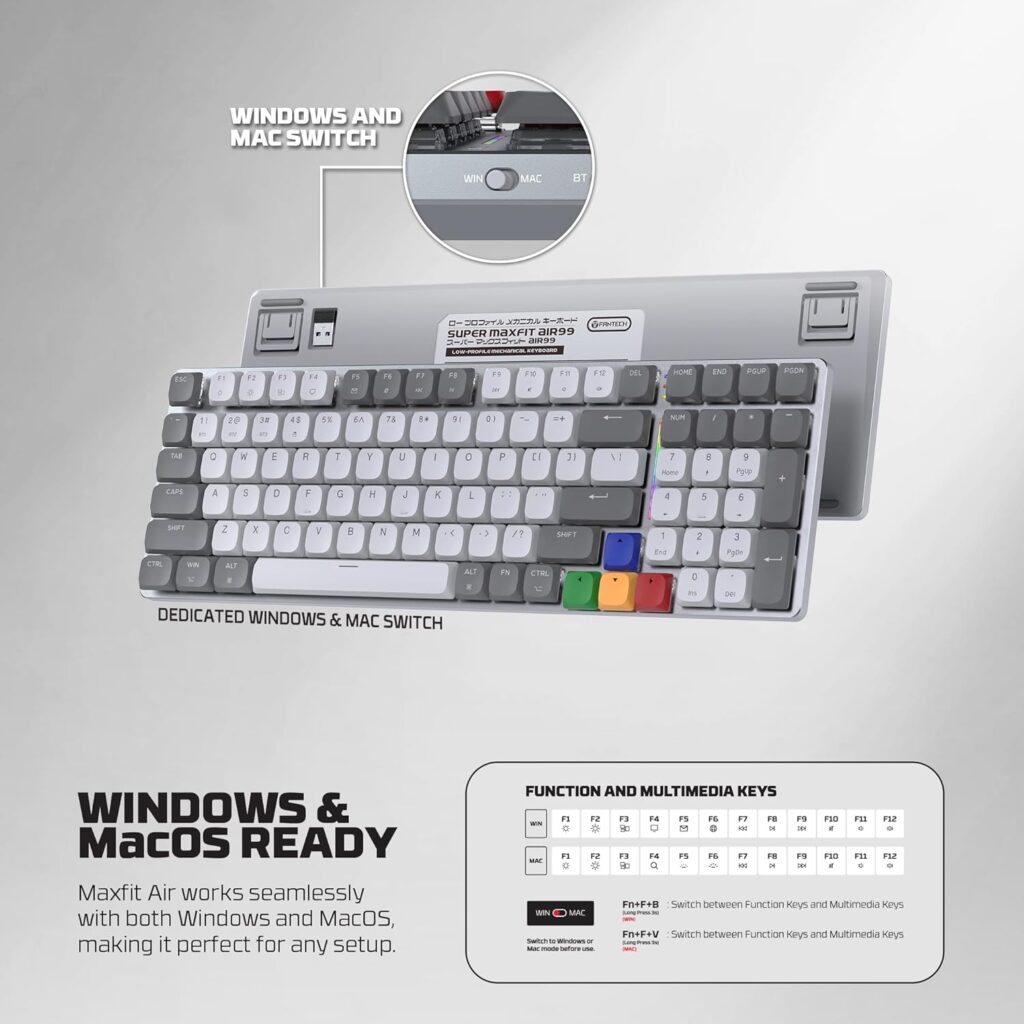 FANTECH MK916 Low Profile Mechanical Keyboard Air99