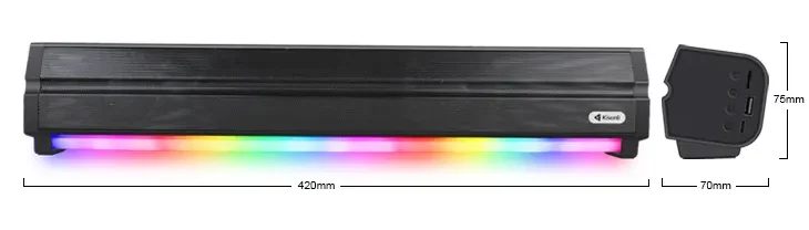 Kisonli LED-802 Bluetooth Soundbar Speaker