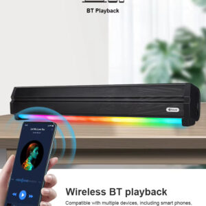 Kisonli LED-802 Bluetooth Soundbar Speaker