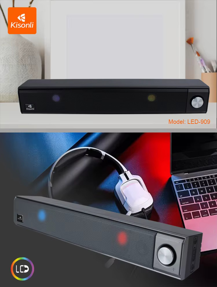 Kisonli LED-909 Bluetooth Soundbar Speaker