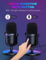 ONIKUMA M830 USB Microphone mini RGB USB