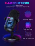 ONIKUMA M830 USB Microphone mini RGB USB