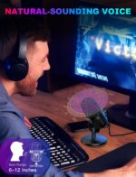 ONIKUMA M830 USB Microphone mini RGB USB