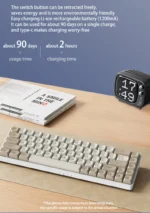 AIGO A68 Tri-mode Gaming Mechanical Keyboard